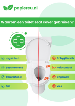 voordelen wc bril hoes papier hygiënisch