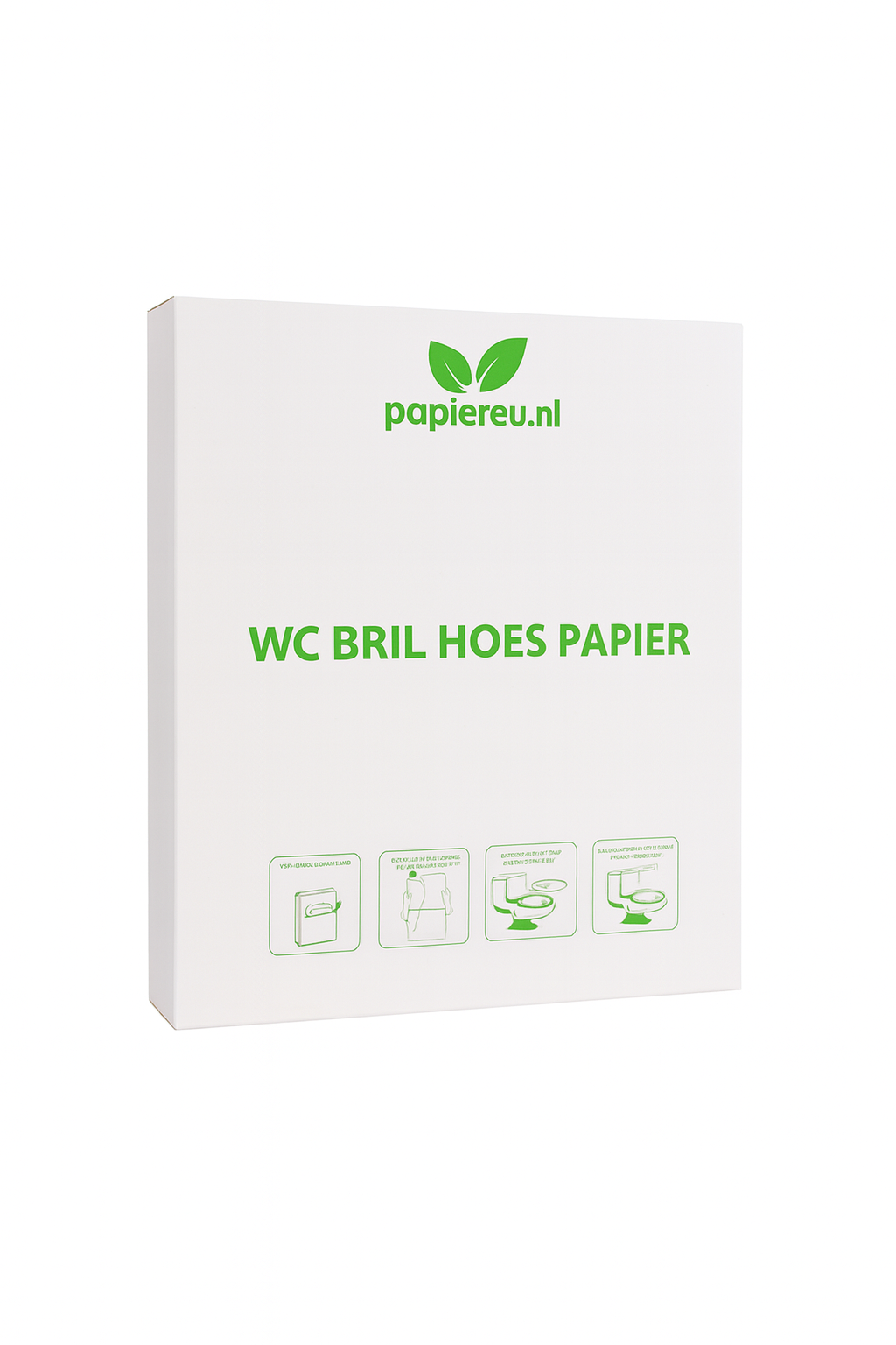 Verpakking 100 stuks WC-bril hoesjes voor dispenser