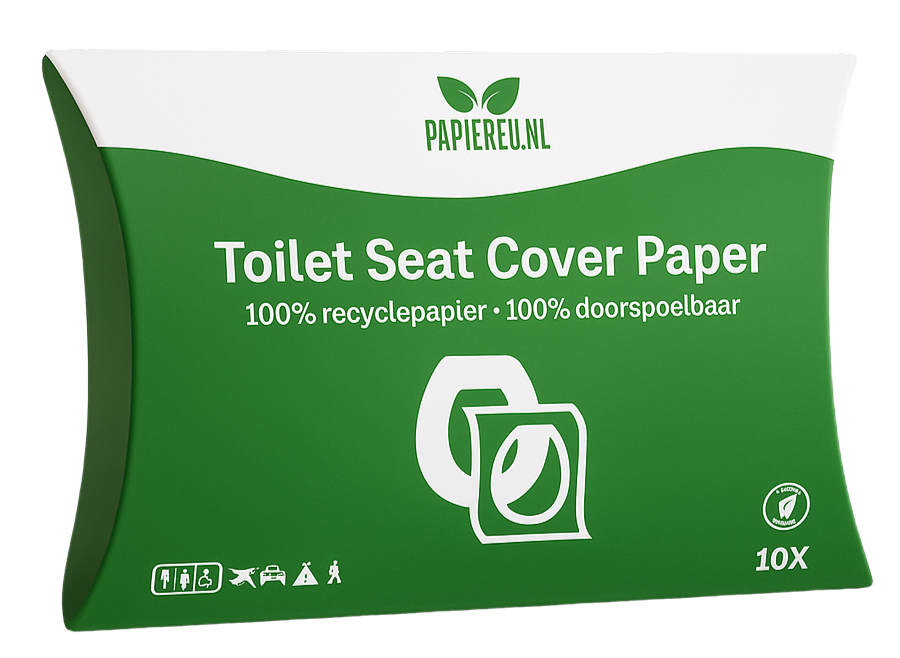 To-Go Pack, Eco Toilet Seat Covers – 10x10 stuks, Compact & Hygiënisch voor Onderweg